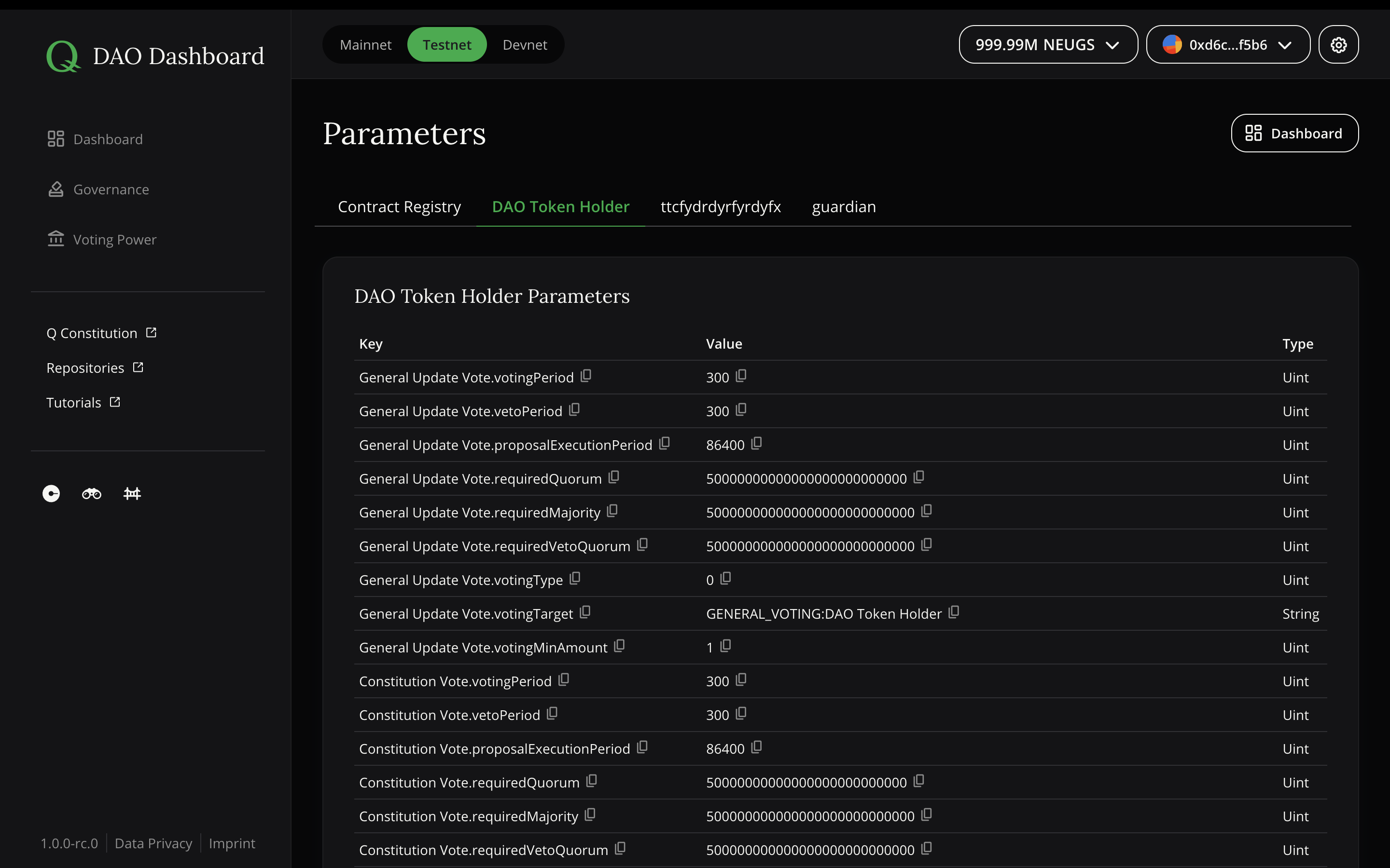 Docs Version Dropdown